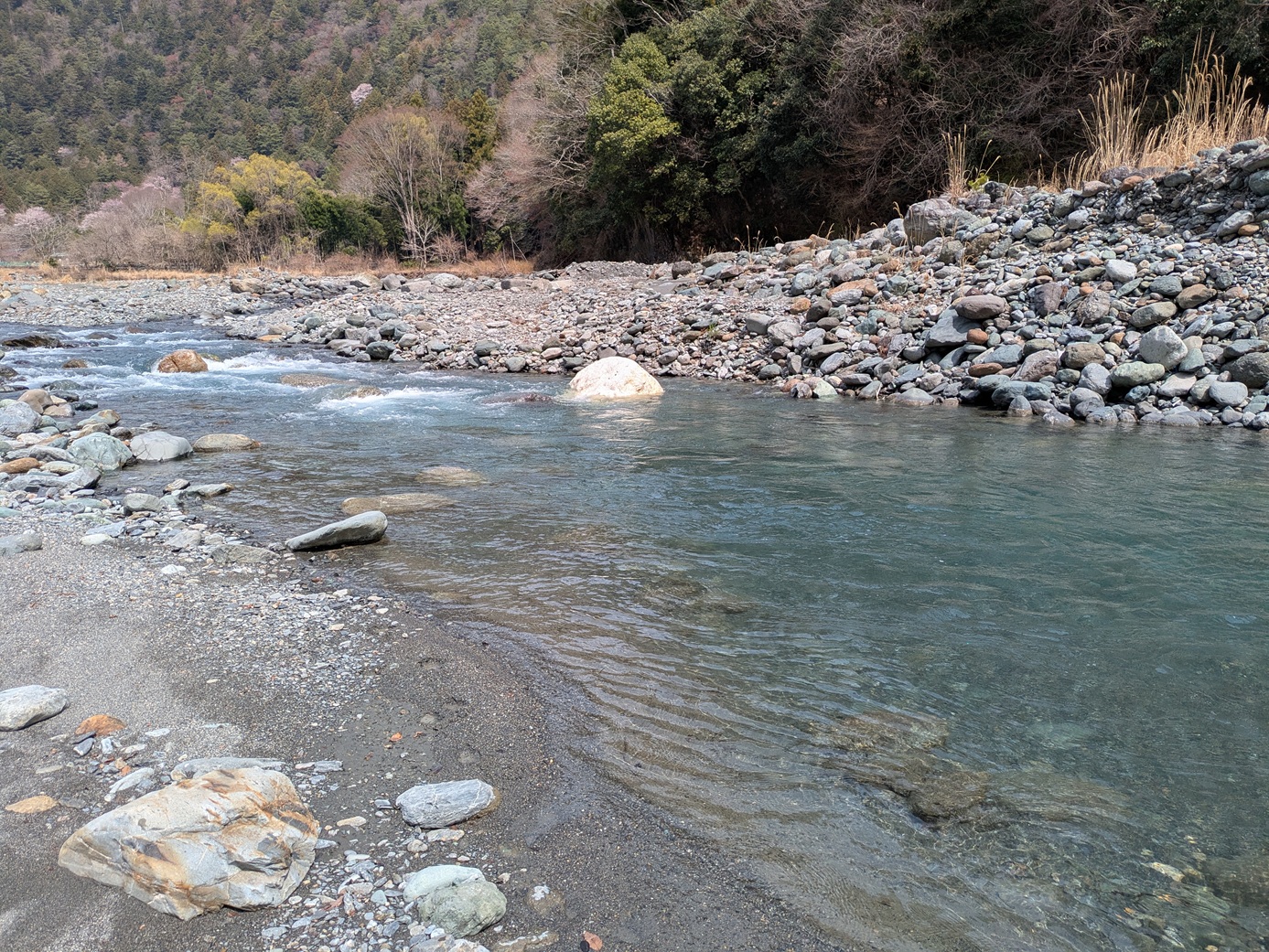 釣行場所の景色